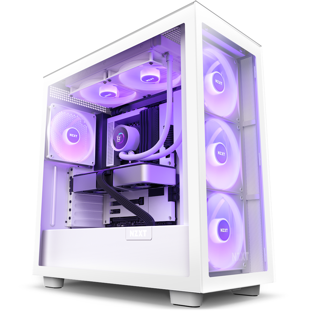Kraken 280 RGB - Kraken in System Angled - White