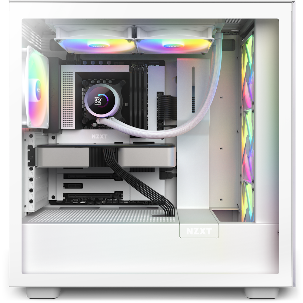 Kraken 280 RGB - Kraken in System Side - White