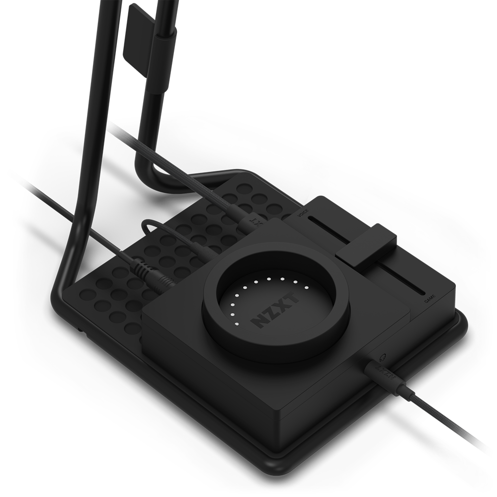 SwitchMix shown from top angle, highlighting stand base