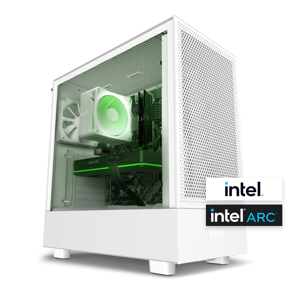 Player: One Intel Arc Edition PC - Hero - White