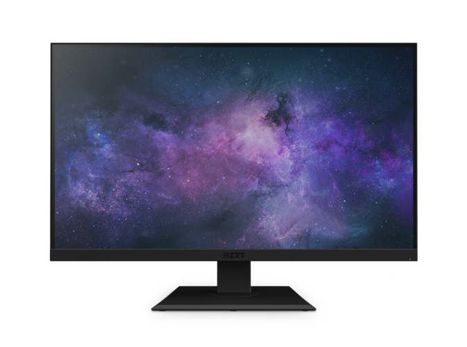 Canvas 27F 165 Monitor with Galaxy wallpaper display