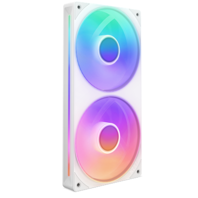 F240 RGB Core Front Angled View White