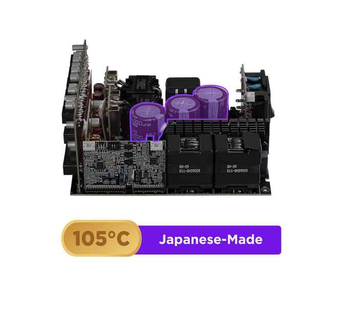 Platinum PSUs -  High Quality Japanese Capacitors
