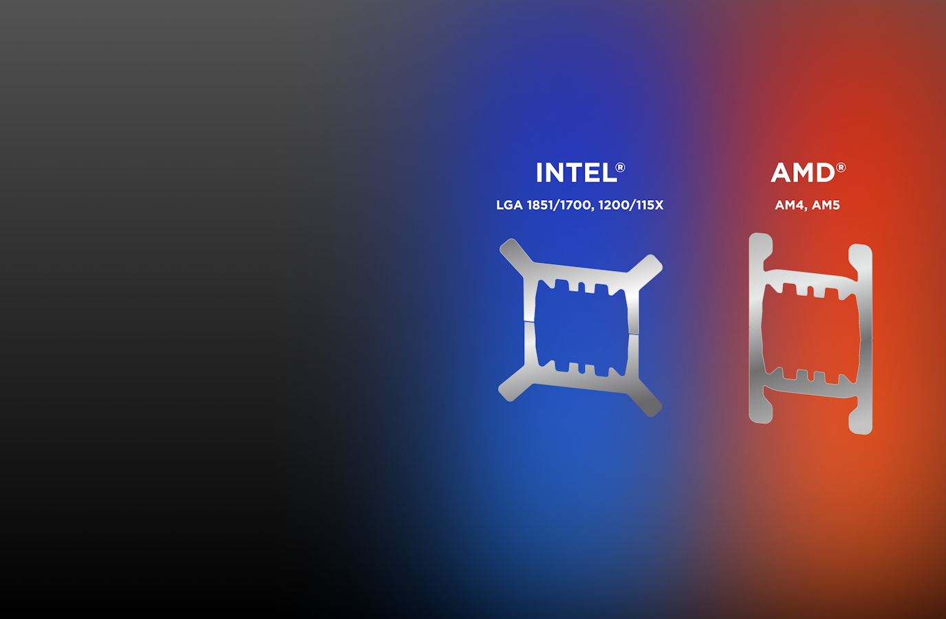 Intel® and AMD® CPU Bracket visual