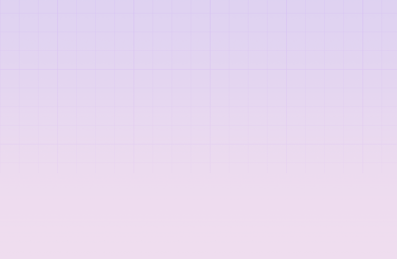 Light purple and pink gradient background with grid