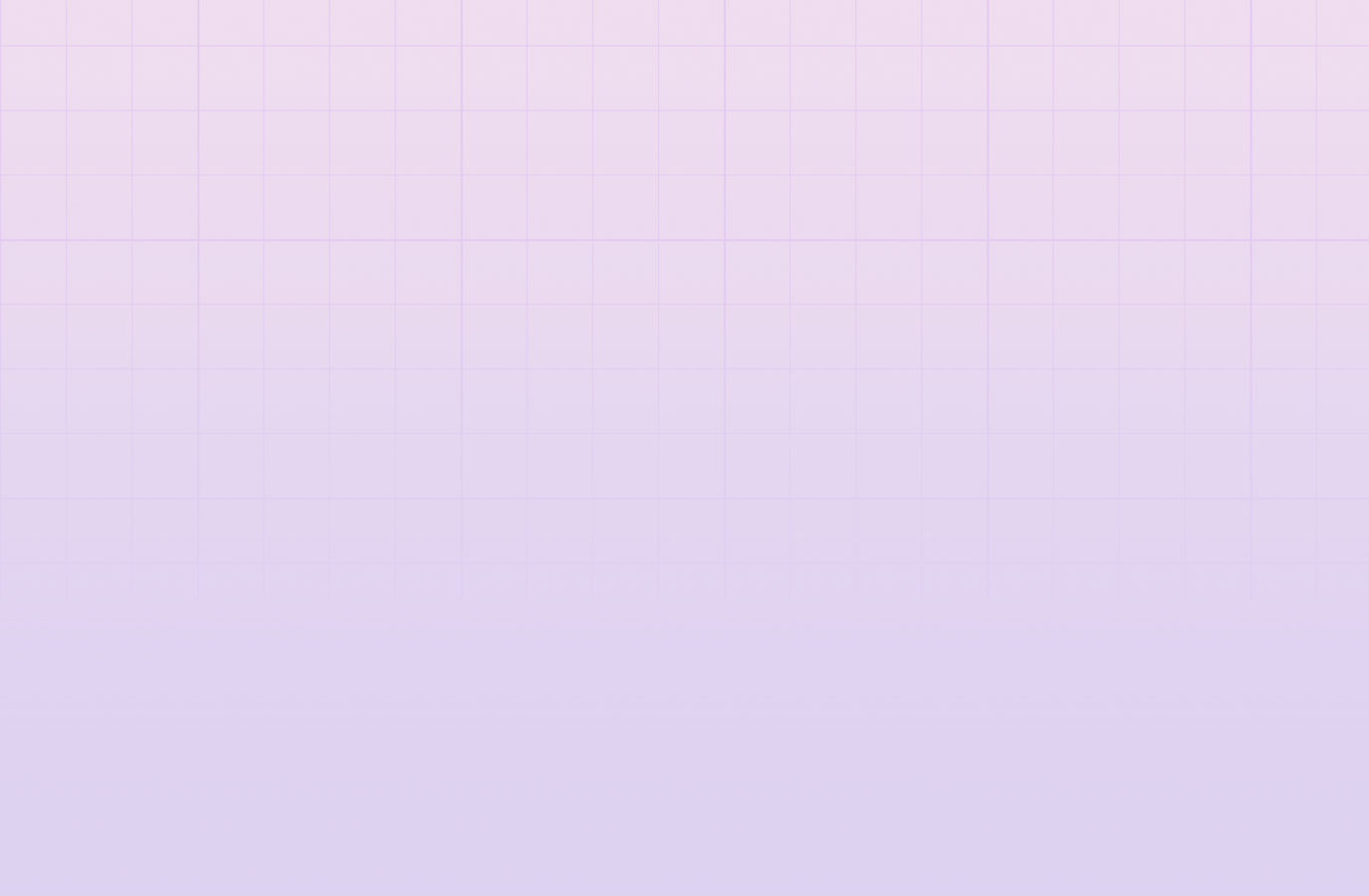 Light purple and pink gradient background with grid