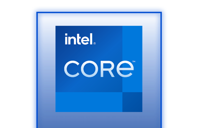 Intel core CPU logo