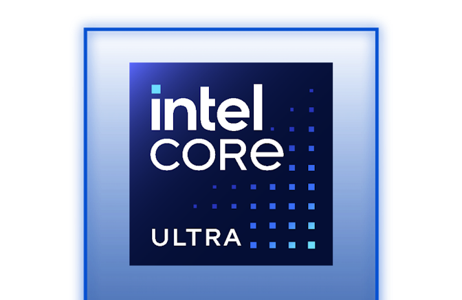 Intel core Ultra CPU logo